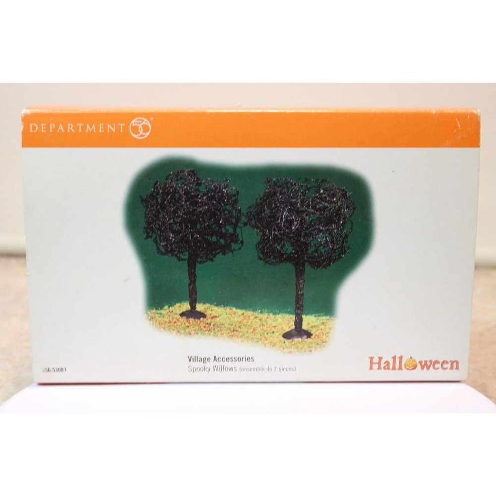 Dept 56 Halloween Village - Spooky Willows, set of 2